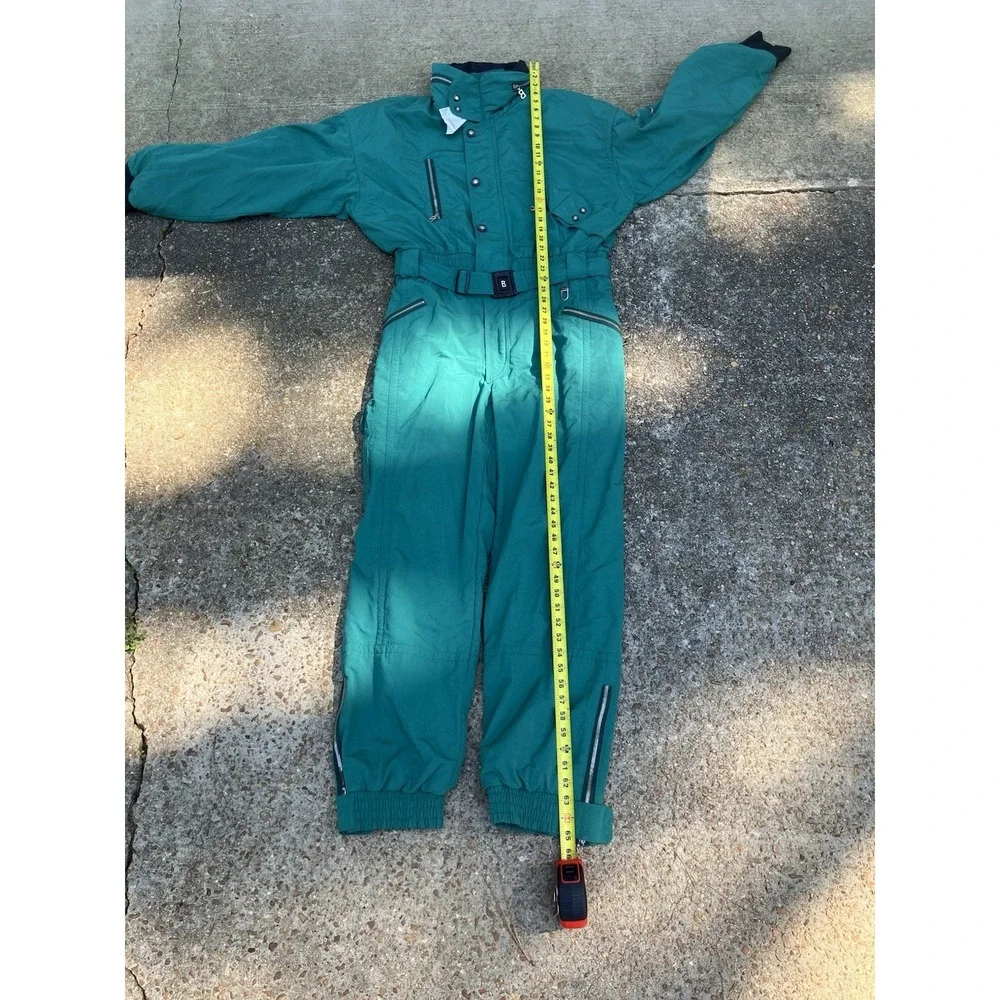 Bogner Ski Suit Men 40 Blue One Piece Snowsuit Germany Dog Sledding Vintage NWT